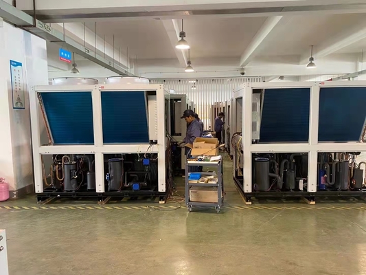 Υψηλή μονάδα 150Kw αντλιών θερμότητας ΣΠΟΛΩΝ καταρρακτών για την ψυκτική ουσία R410A R134a