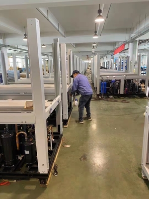 Υψηλή μονάδα 150Kw αντλιών θερμότητας ΣΠΟΛΩΝ καταρρακτών για την ψυκτική ουσία R410A R134a