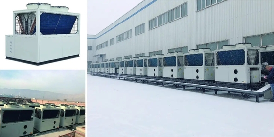 160Kw αντλία θερμότητας πηγής νερού του CO2 για τη σχολικά πανεπιστημιακή θέρμανση και το ζεστό νερό